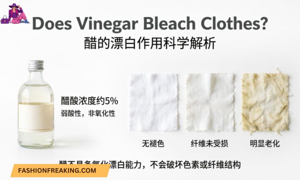 Does Vinegar Bleach Clothes?